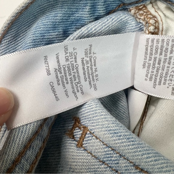 MADEWELL Relaxed Denim Lightwash Distressed Frayed Hem Shorts SZ 33 - Picture 10 of 13